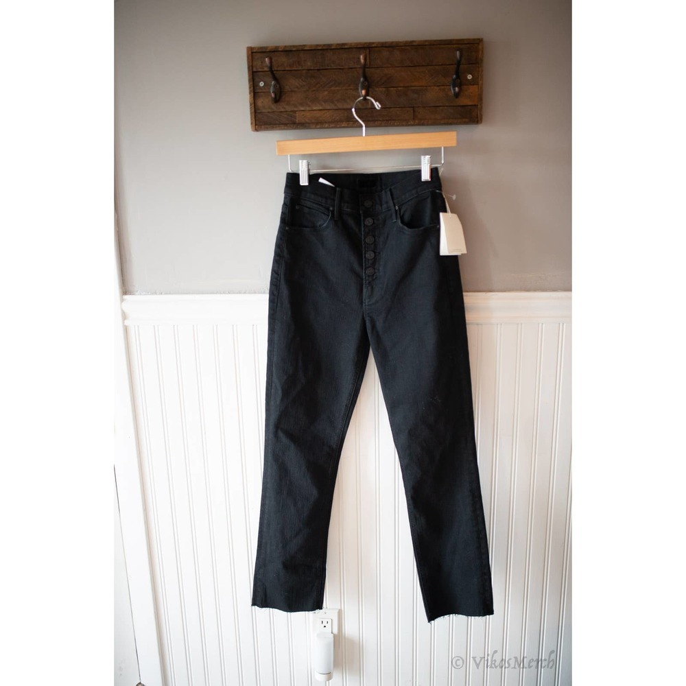 MOTHER Women's Skinny Jeans in Black removed tags